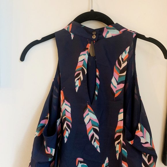 Allie Tank, Custom Feather Print - Picture 7 of 8